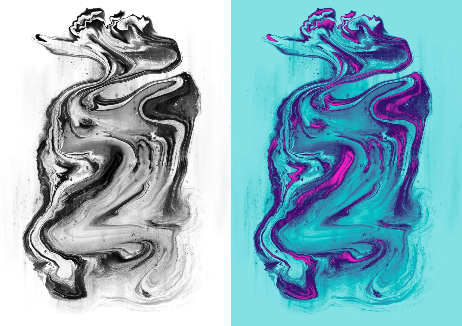 Digital Marbling + Gradient Map - image 3 - student project