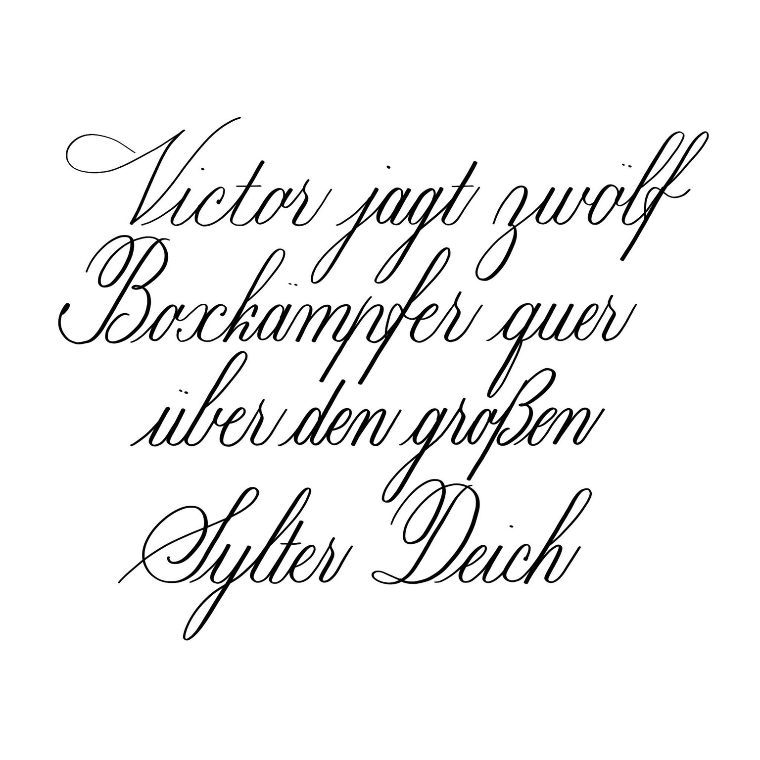 German Pangram - image 1 - student project