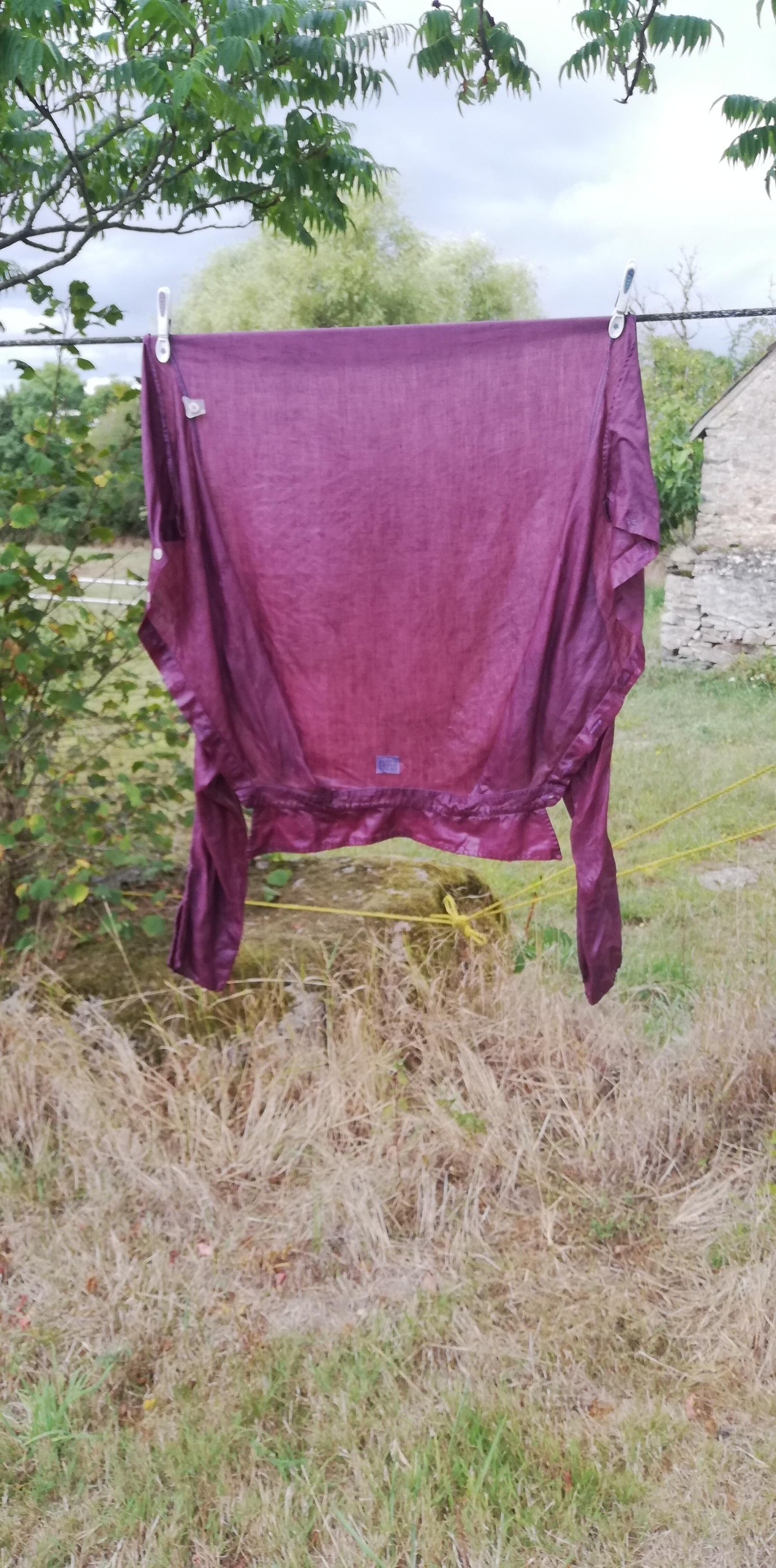 Linen shirt and elder dye - image 1 - student project