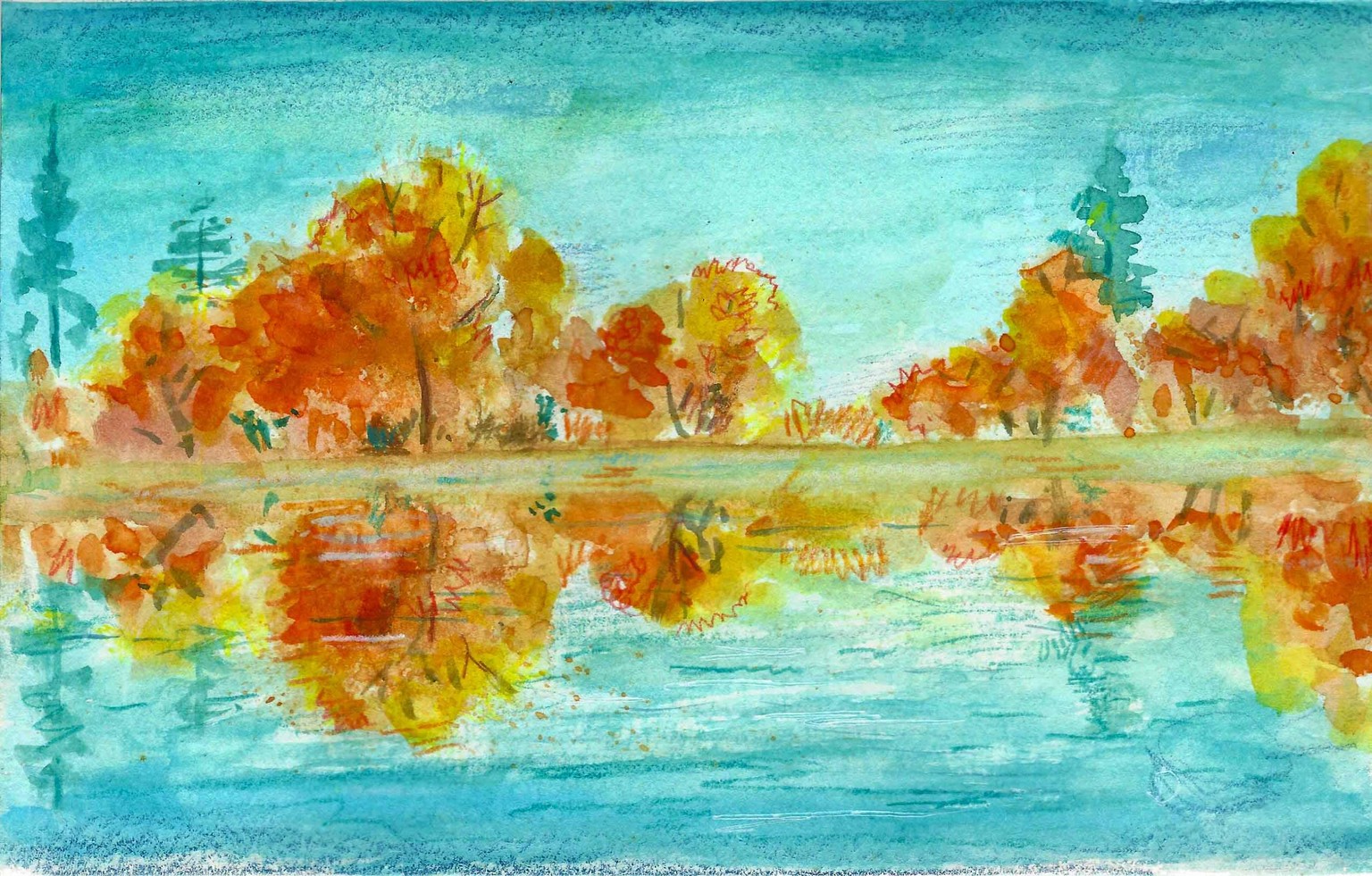 Lake at Night - image 1 - student project