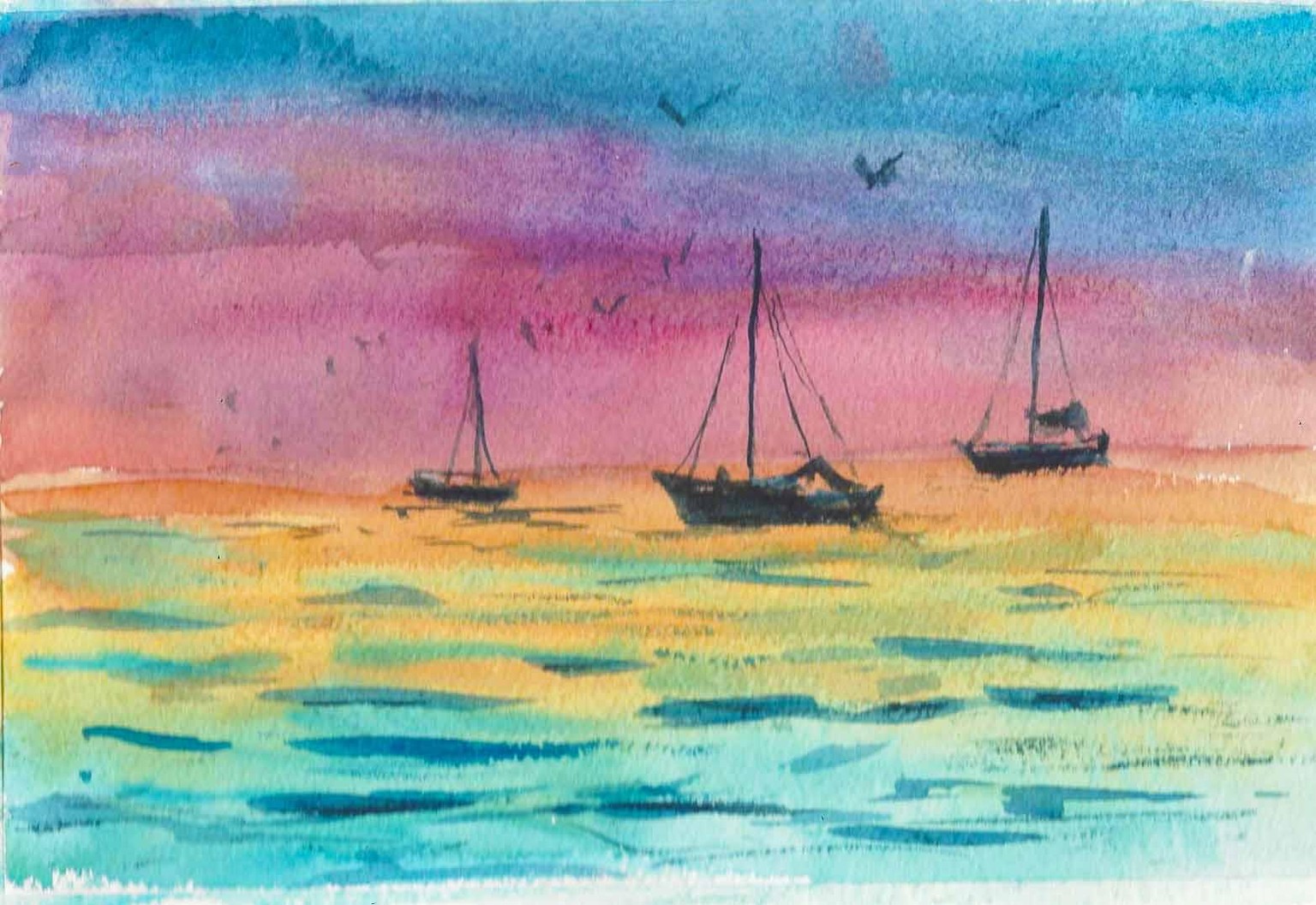 boats on a lake more - image 2 - student project