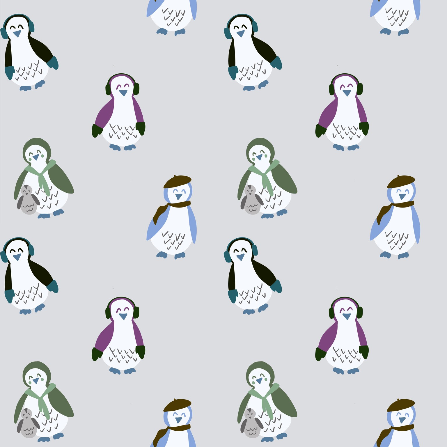 Rainbow Penguins - image 1 - student project