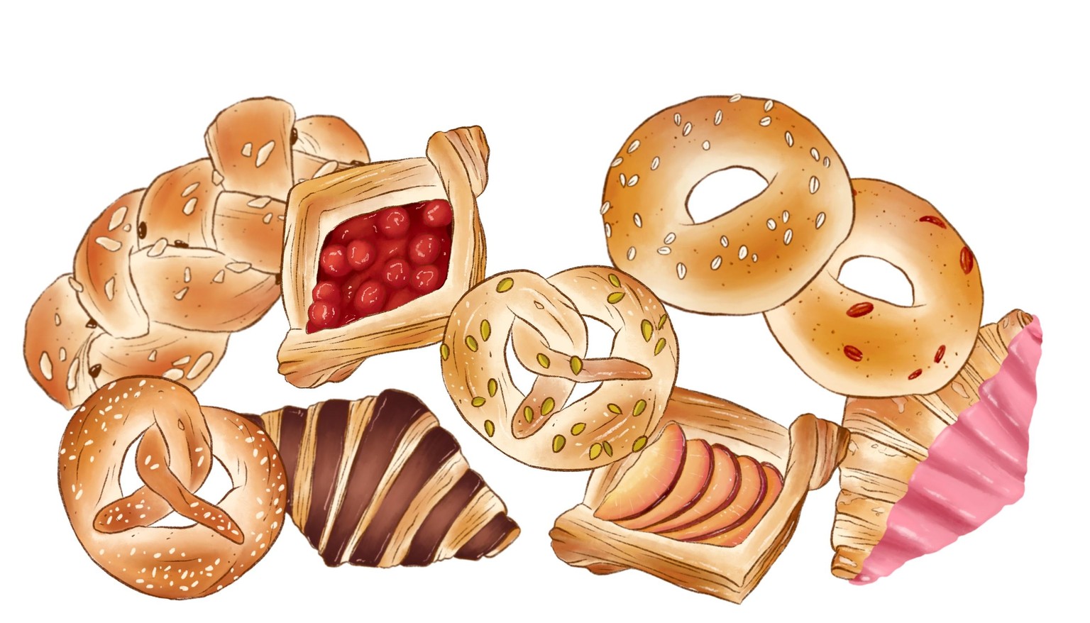 Illustrating Bread In Procreate - image 1 - student project