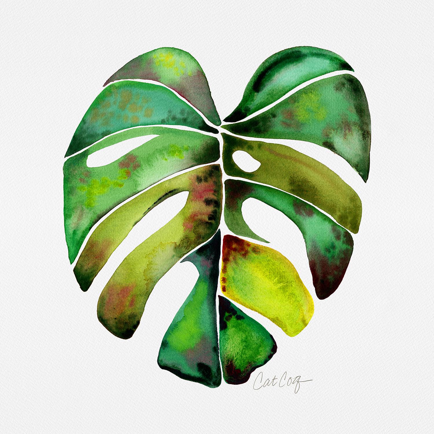 Monstera Leaf: Paint to Polished! - image 2 - student project