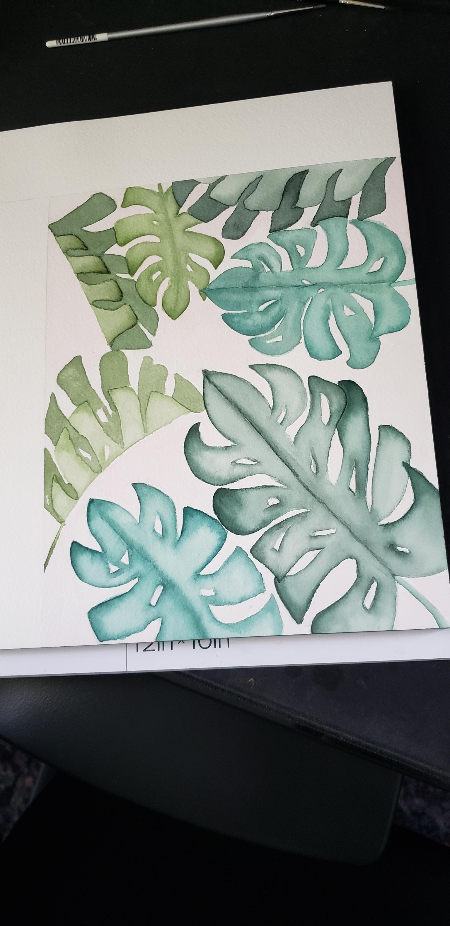 Monstera Leaves - image 2 - student project