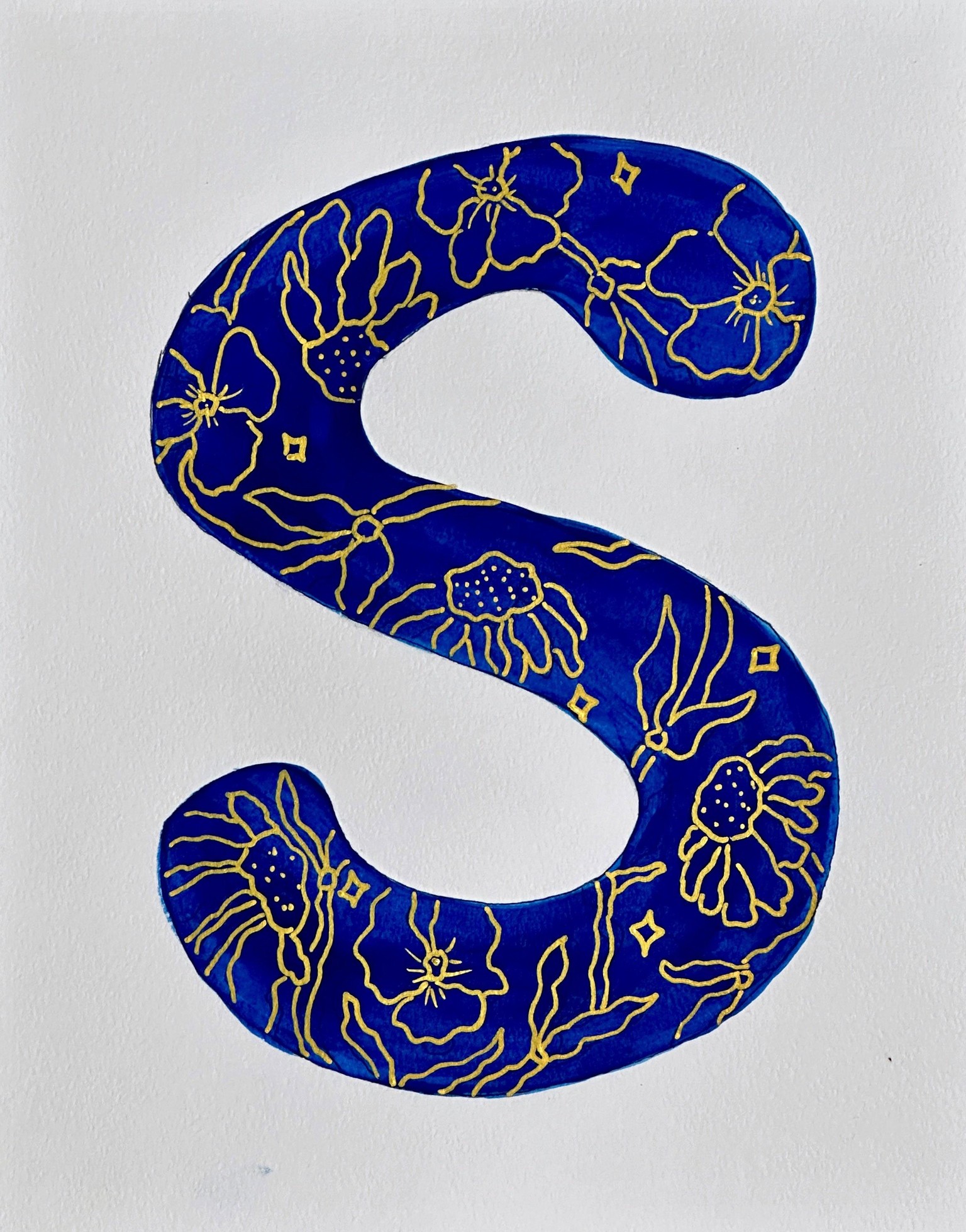 Botanical Illustration Monogram