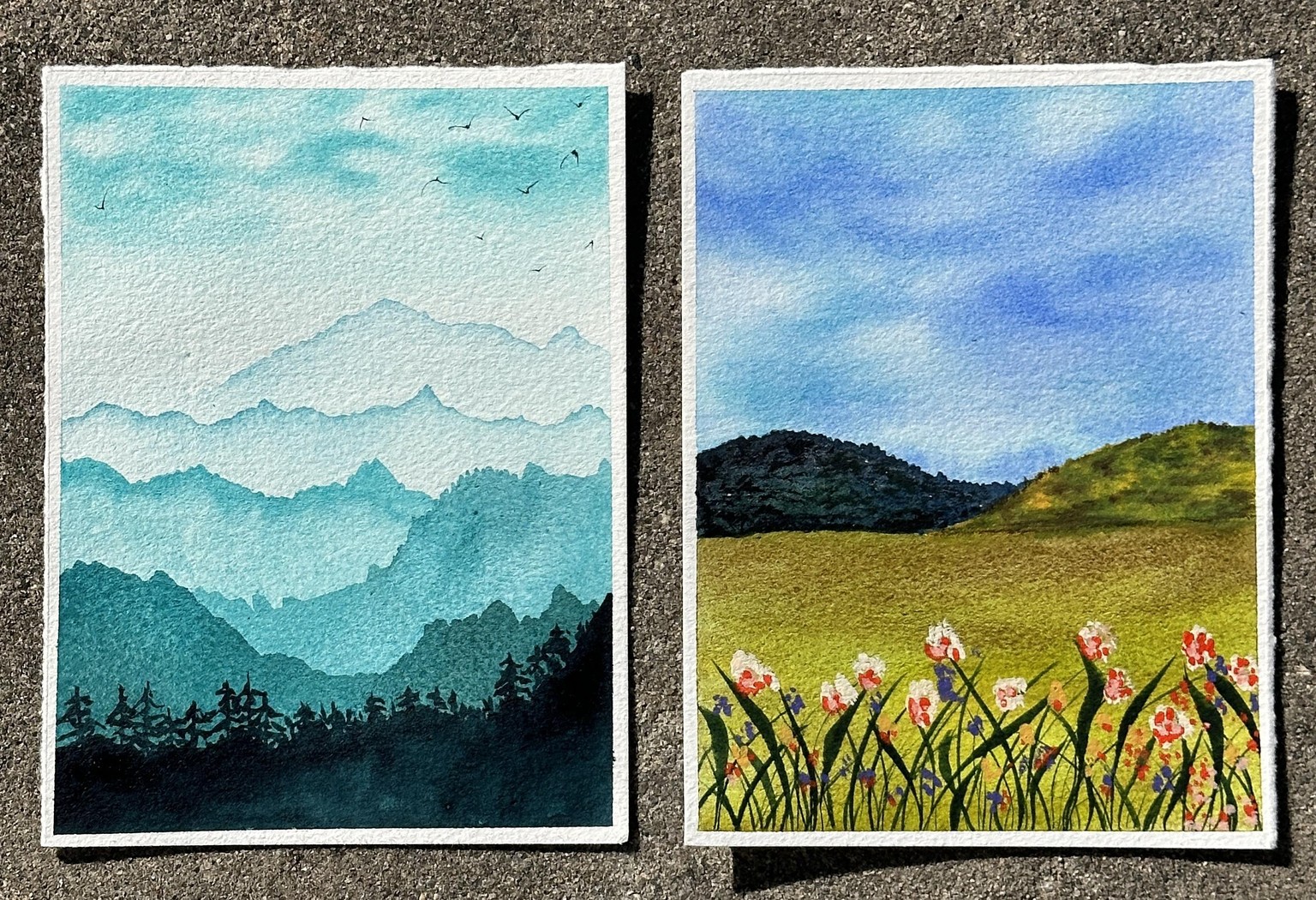 Painting Tranquil Blue Skies - image 10 - student project