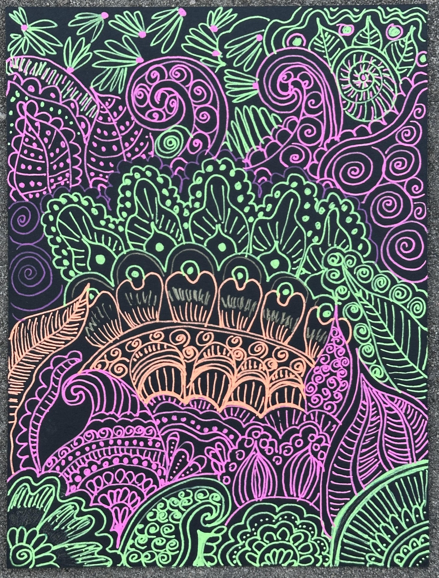 Meditative Rainbow Patterns - image 1 - student project