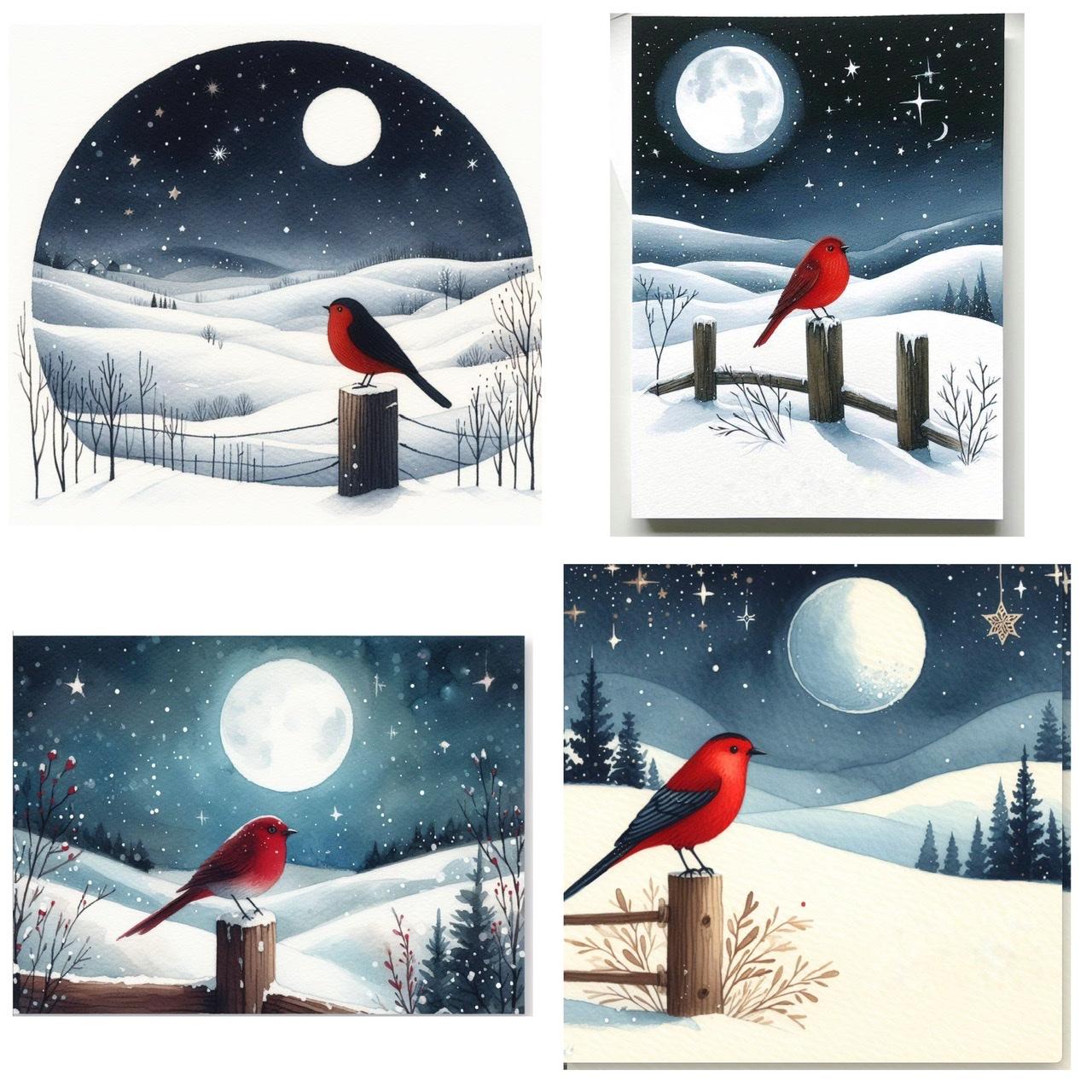 Holiday Cards and AI creativity with Bing Chat - image 1 - student project