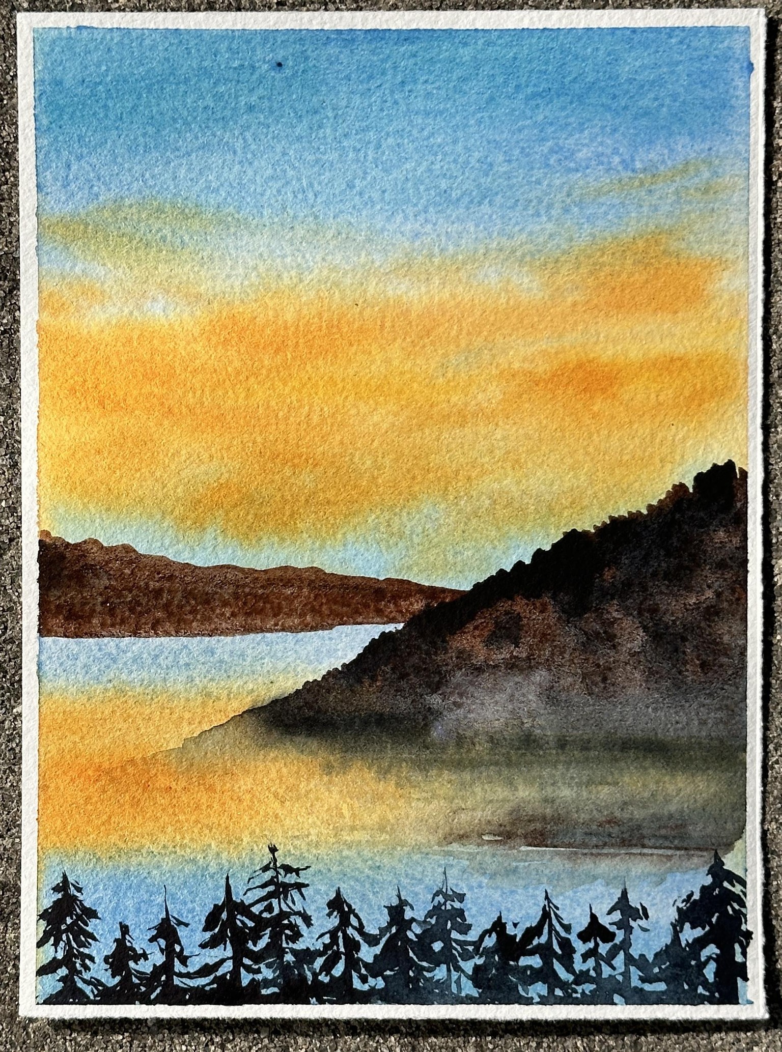 Painting Tranquil Blue Skies - image 8 - student project