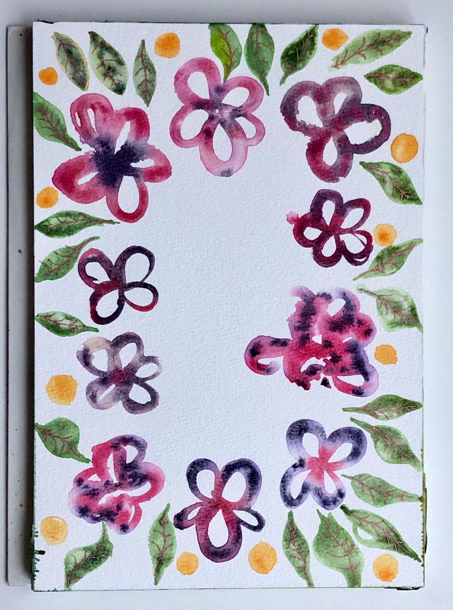 Flower Wreath/ Border - image 1 - student project