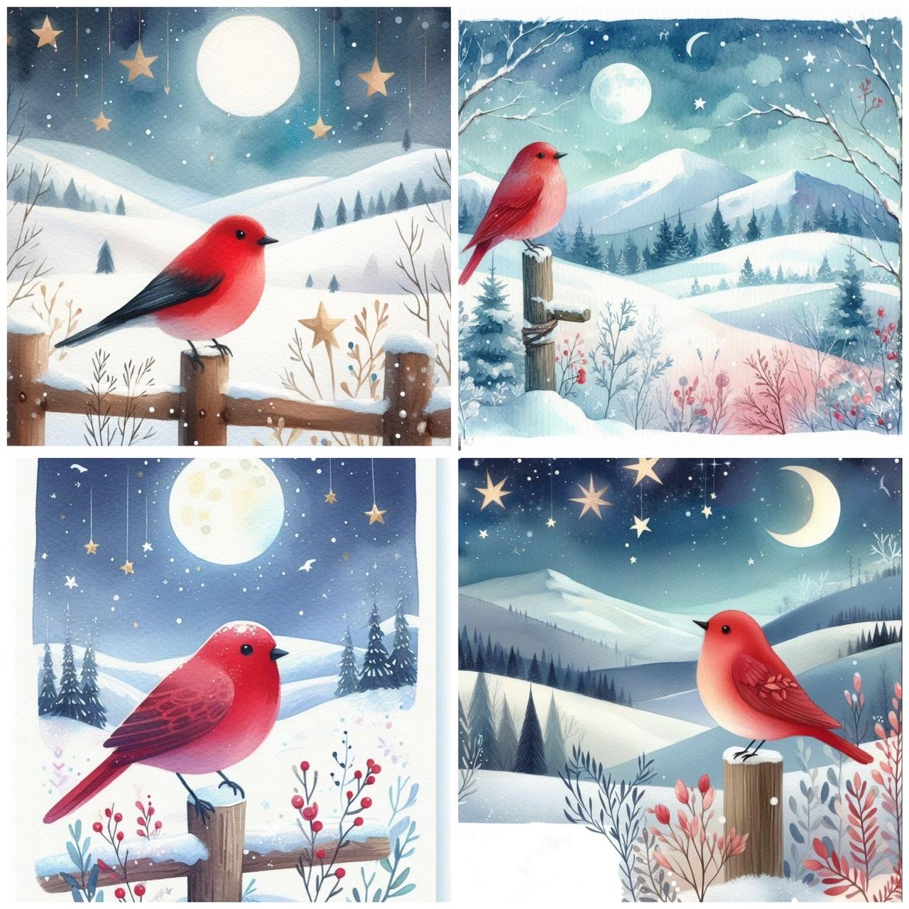 Holiday Cards and AI creativity with Bing Chat - image 2 - student project