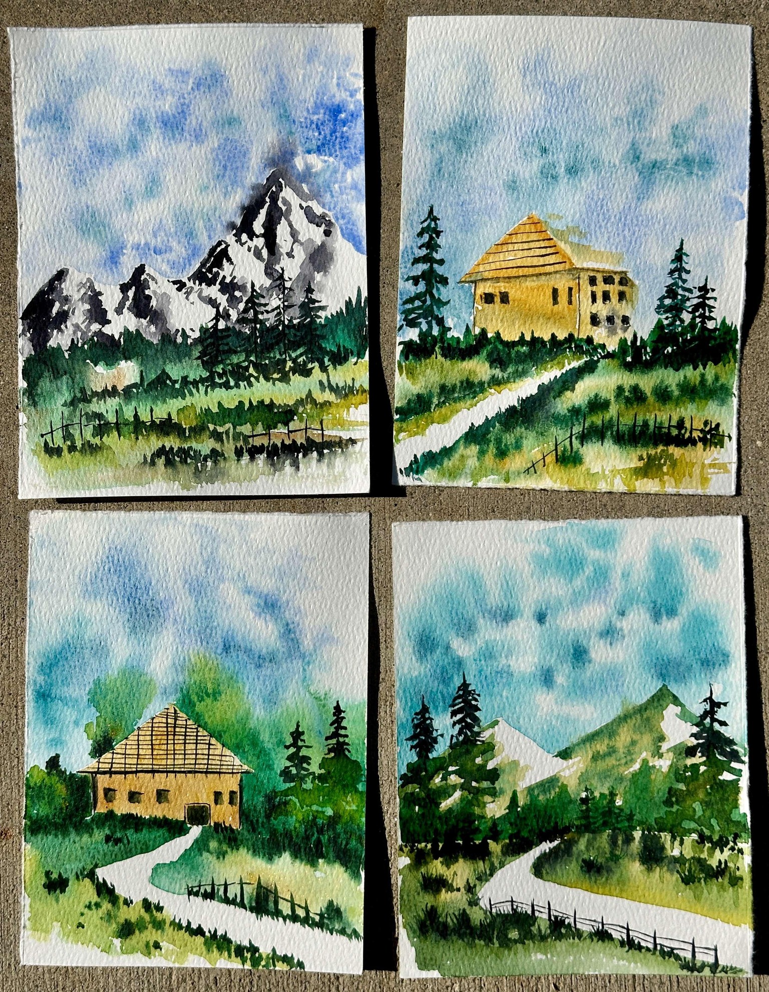 Eight Days of Watercolor Landscapes - image 2 - student project