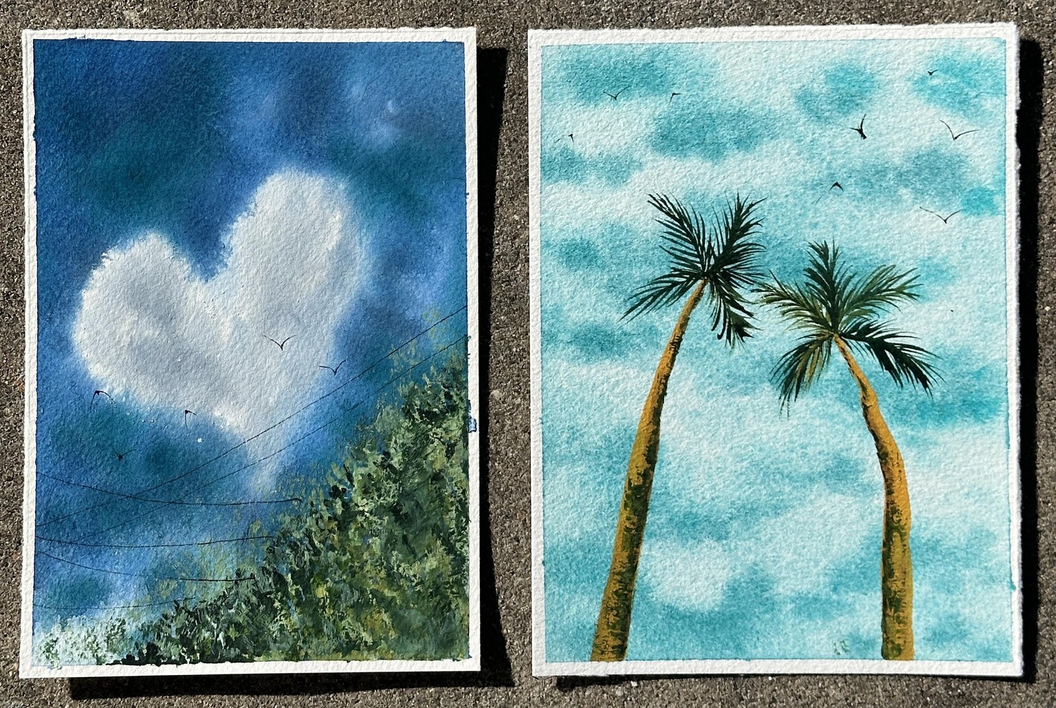Painting Tranquil Blue Skies - image 9 - student project