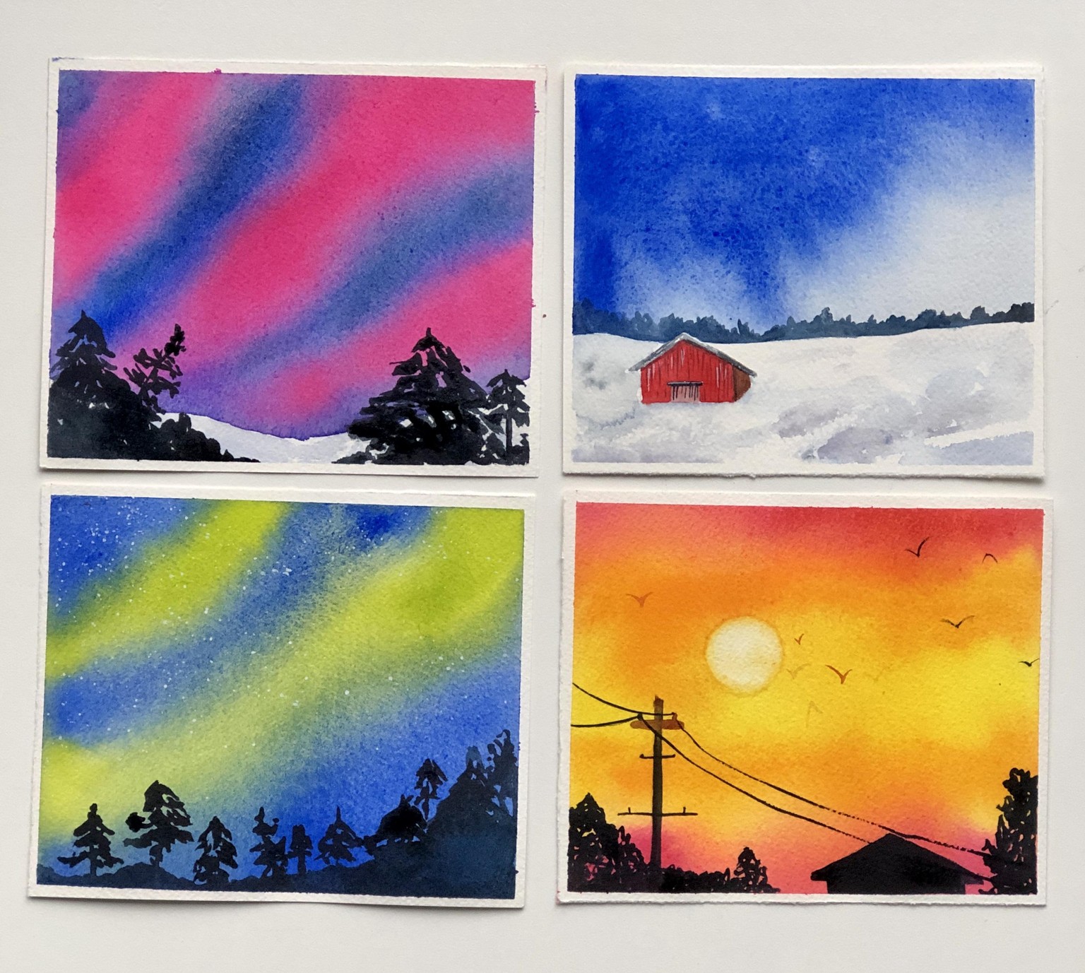 Fall in love with watercolor colors - image 1 - student project