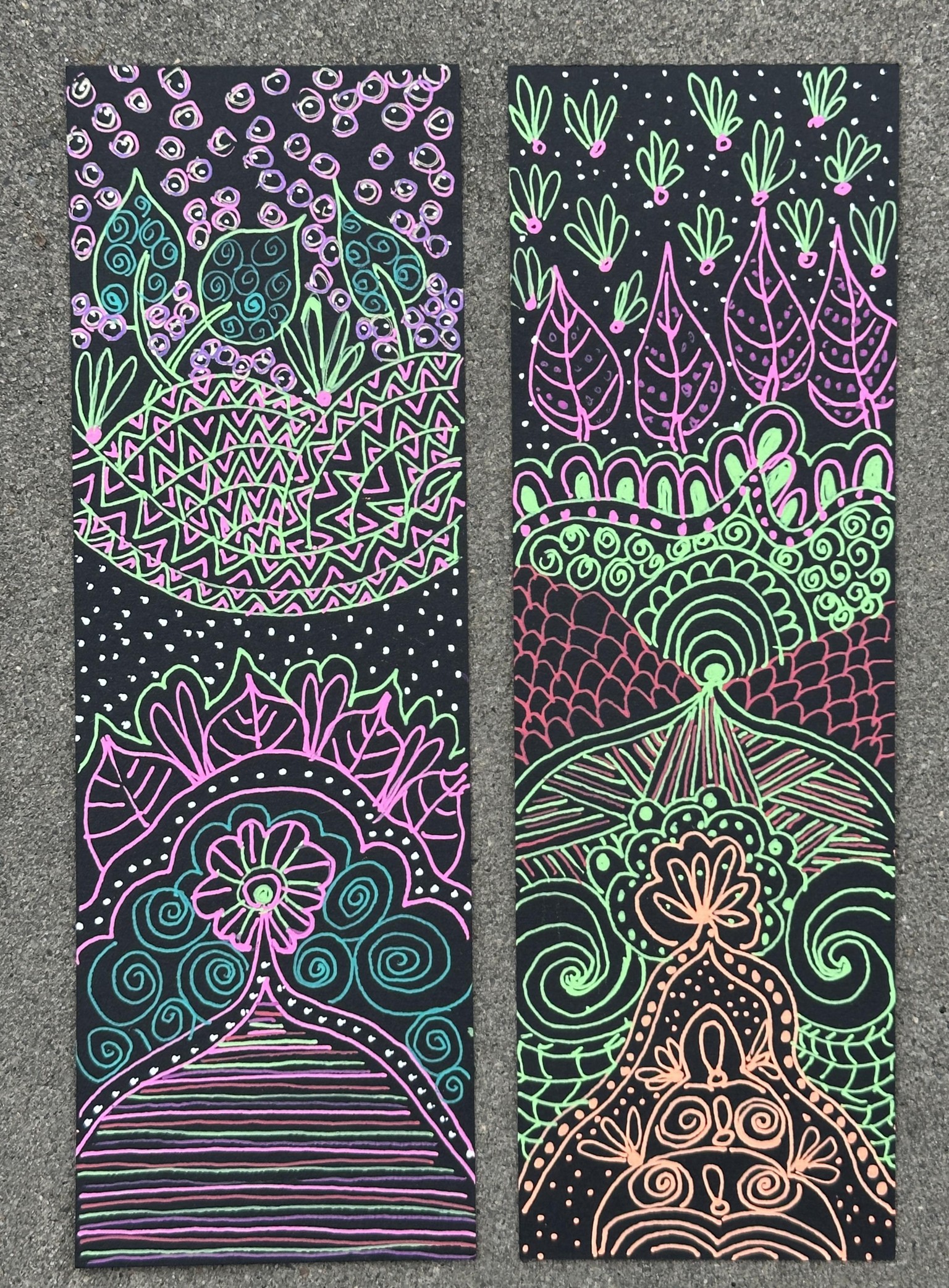 Meditative Rainbow Patterns - image 2 - student project