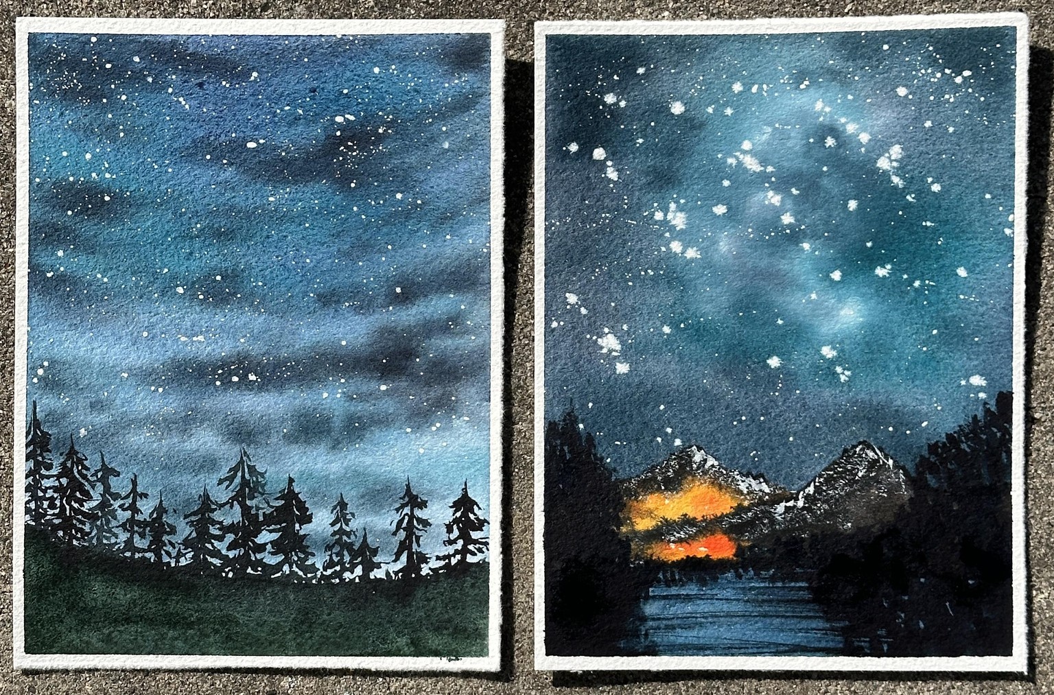 Painting Tranquil Blue Skies - image 11 - student project