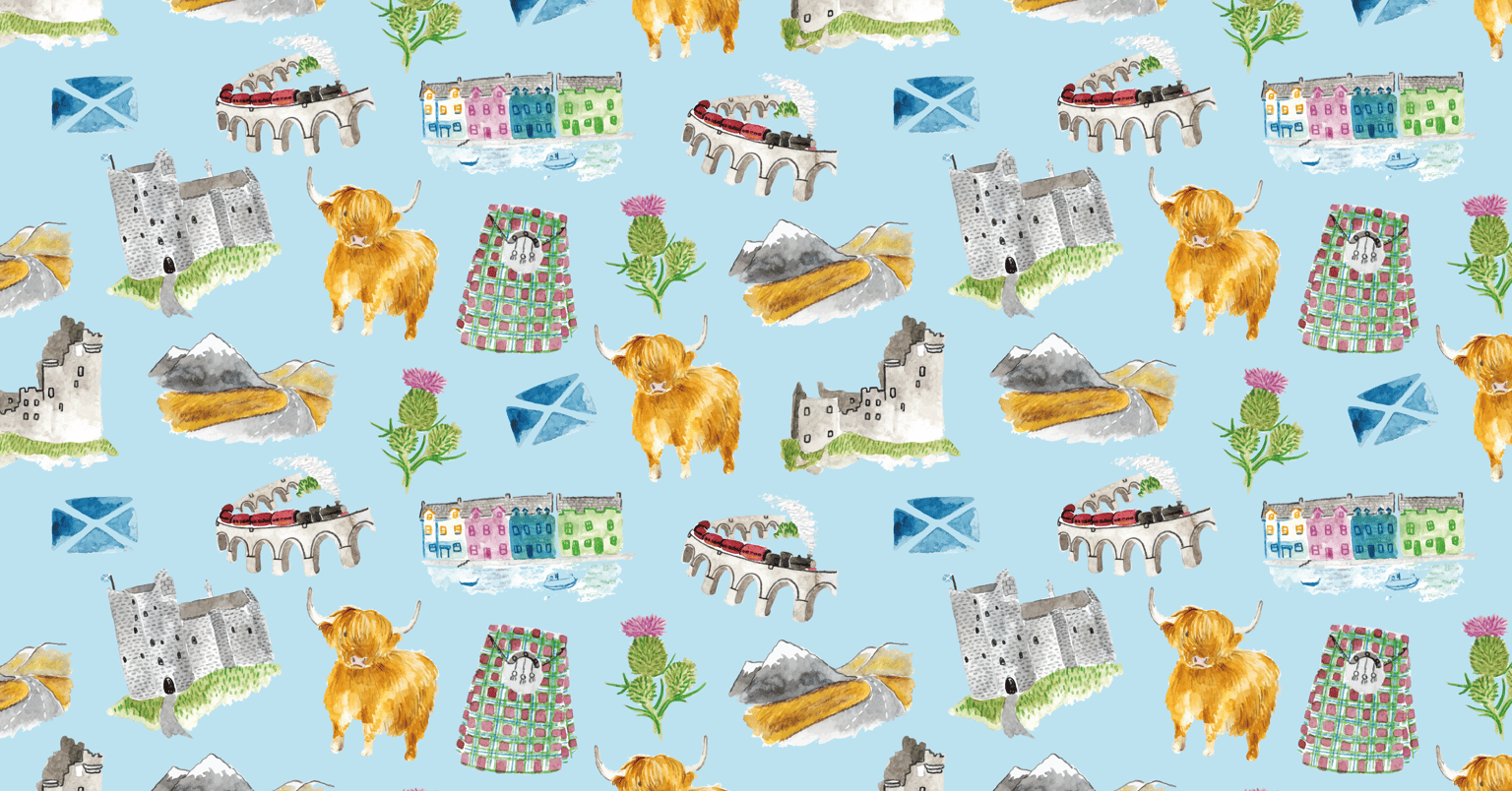Scottish repeating pattern - image 1 - student project