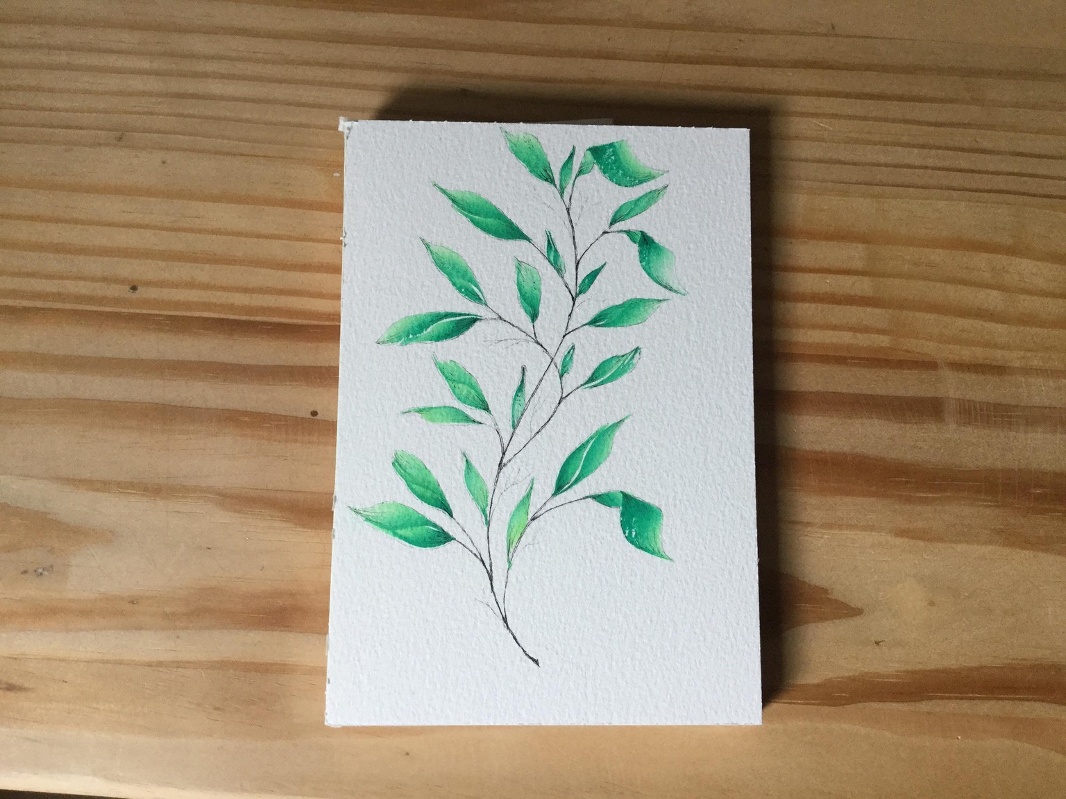 Triangle brush leaves - image 1 - student project