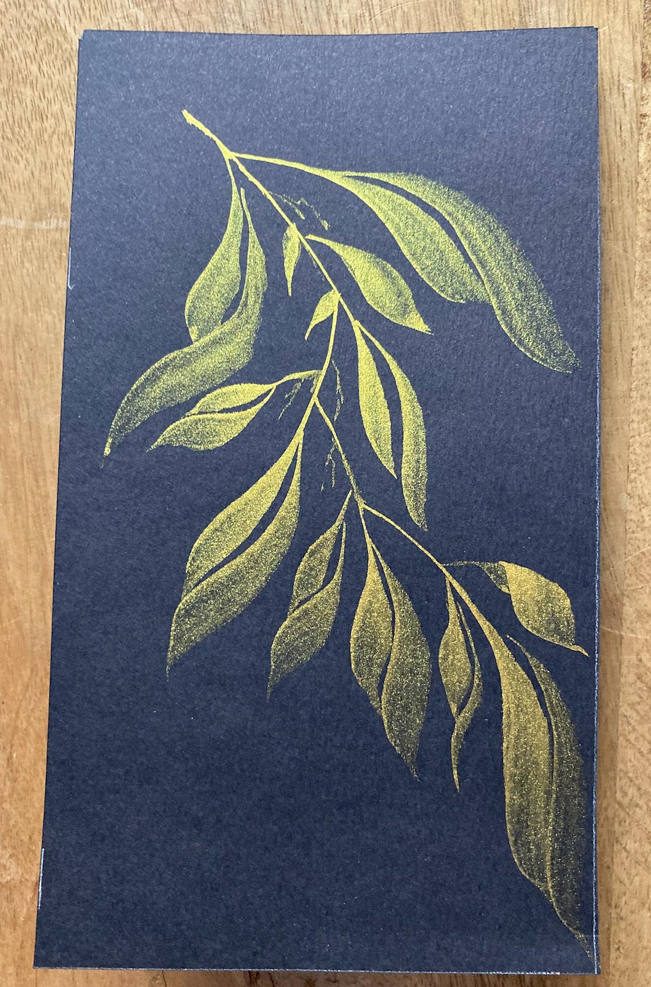 Triangle brush leaves - image 2 - student project
