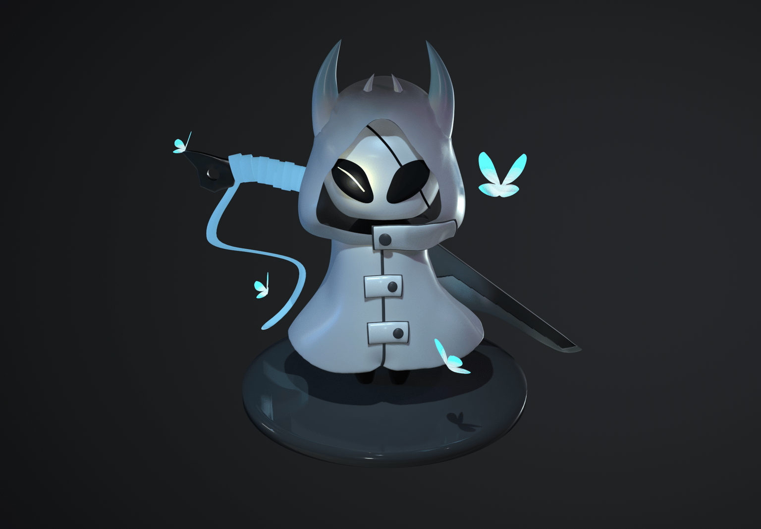 My Hollow Knight OC - image 1 - student project