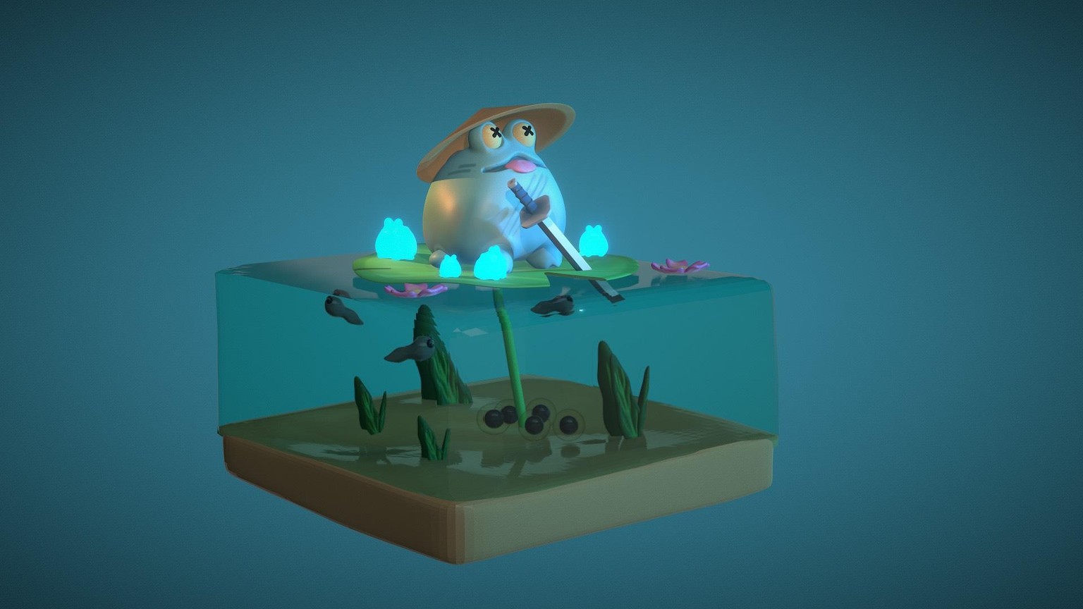 Azurios - The tadpole defender - image 2 - student project