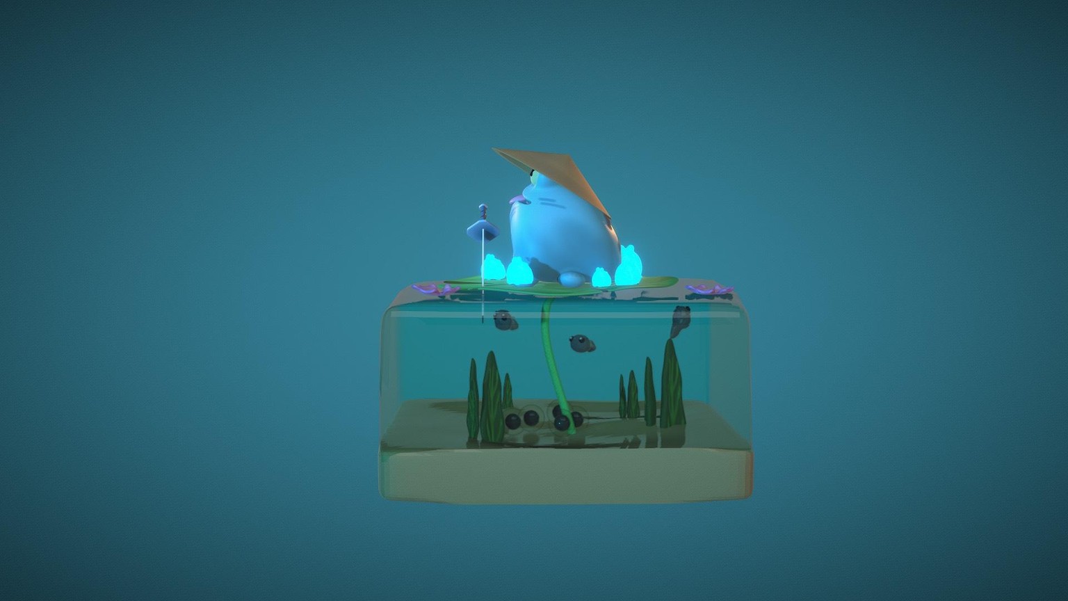 Azurios - The tadpole defender - image 3 - student project