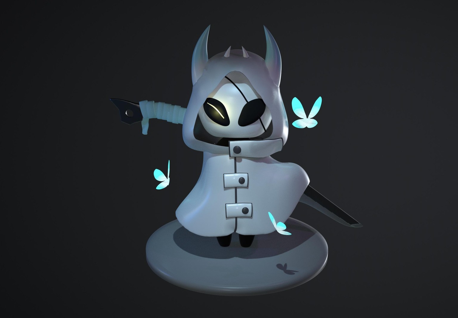 My Hollow Knight OC - image 2 - student project