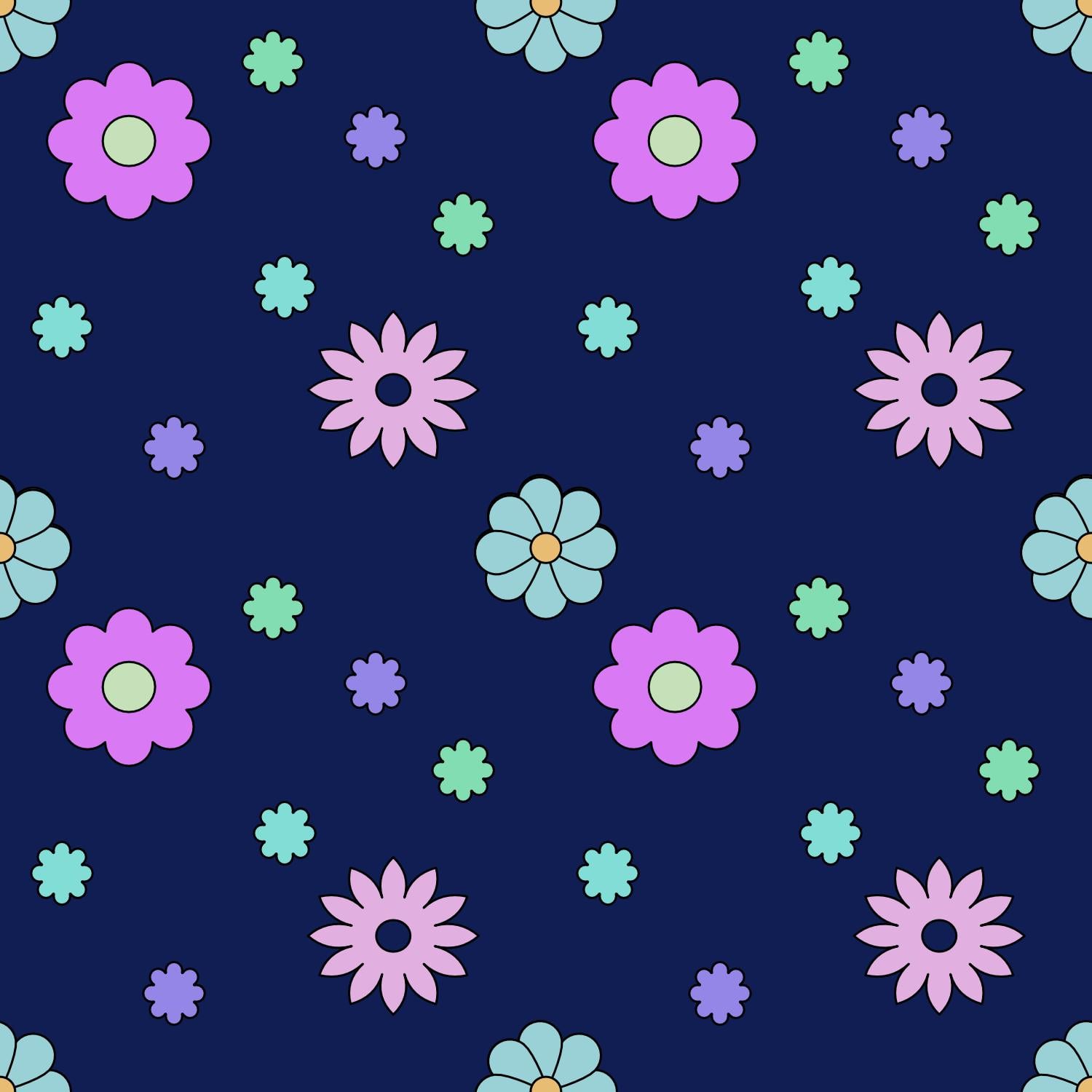 Flower Pattern with Affinity Designer 2 iPad - image 1 - student project