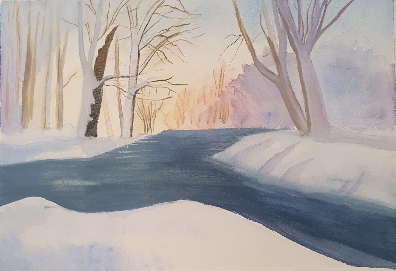 Winter forest - image 1 - student project