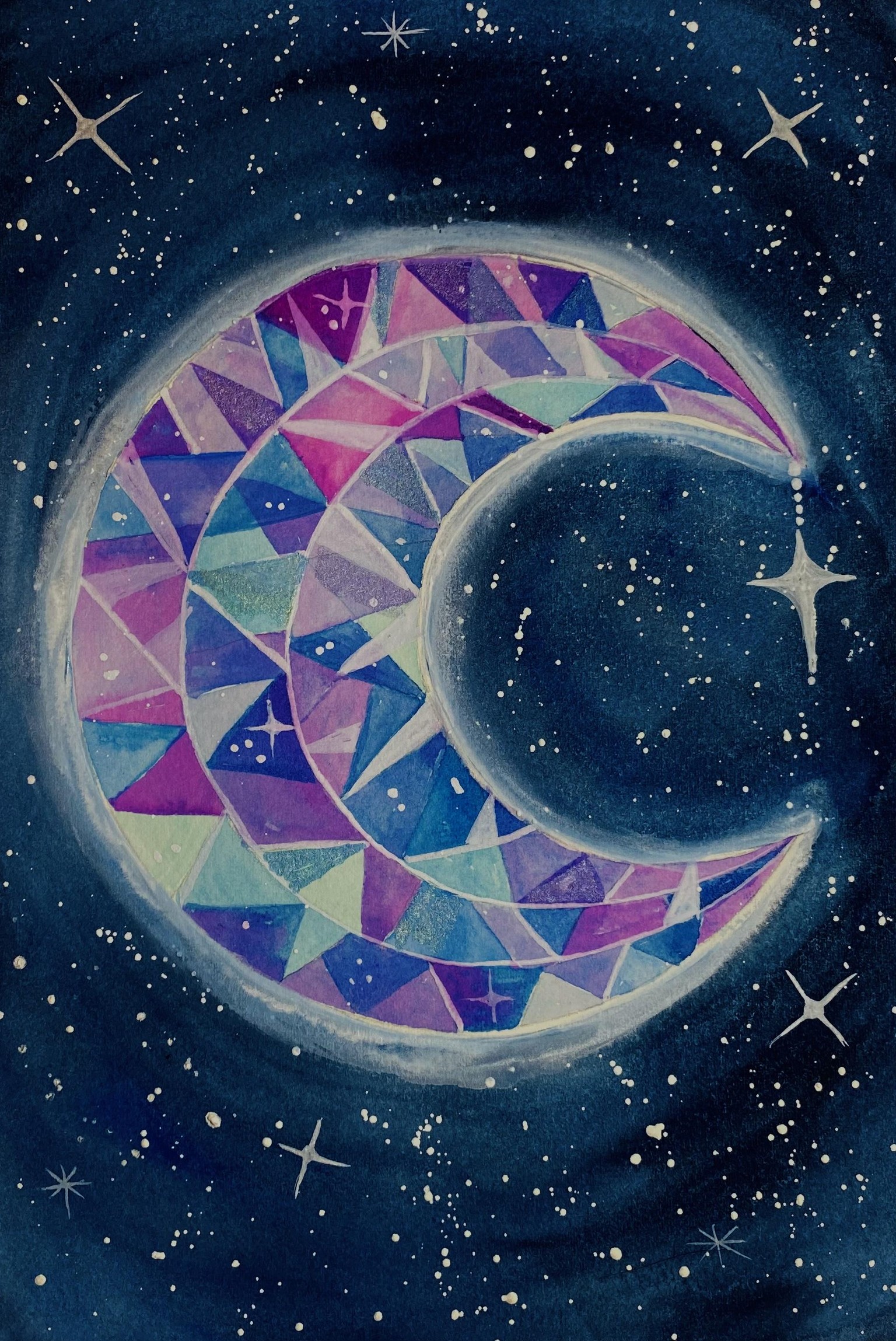 Celestical Gemstones: Crescent Moon - image 1 - student project
