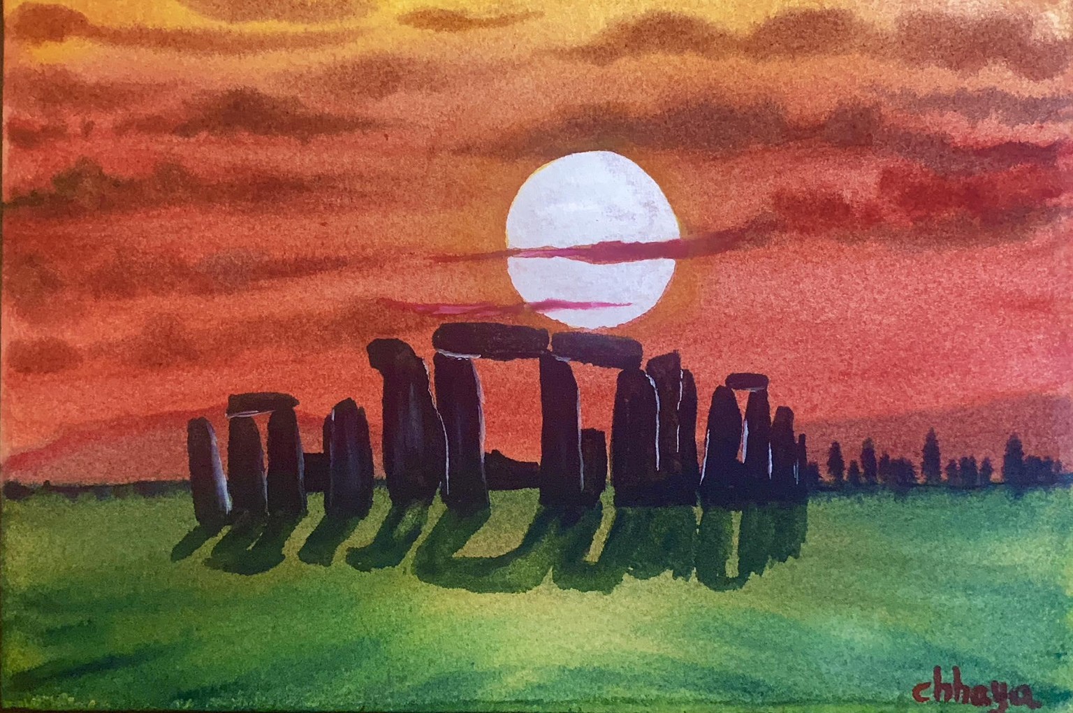 Colourful sunsets - image 2 - student project