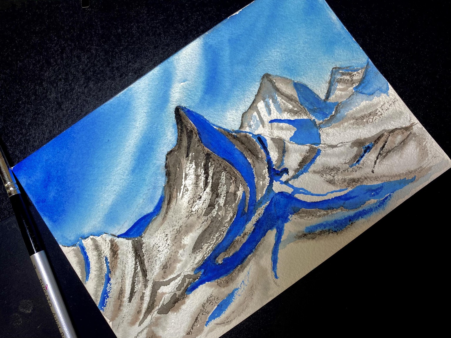 Mountain landscapes 6 ways - image 2 - student project