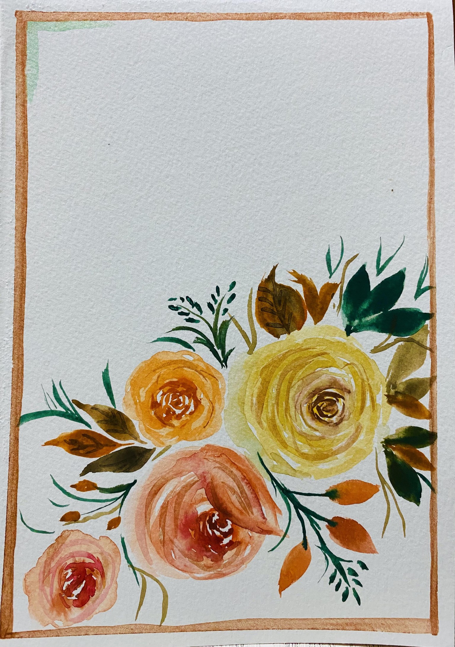Autumn theme florals - image 2 - student project