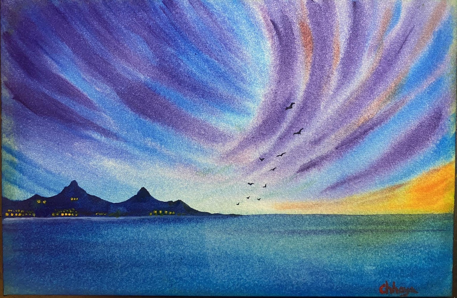 Colourful sunsets - image 3 - student project
