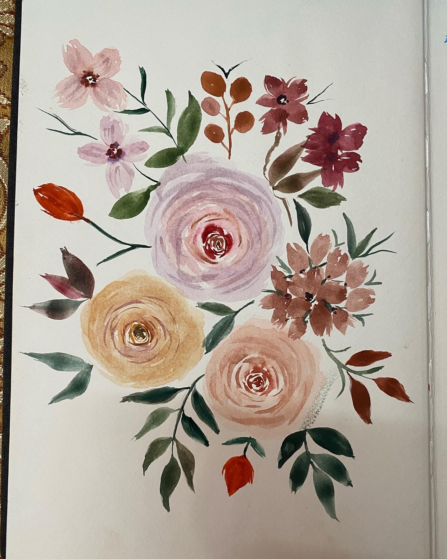 Autumn theme florals - image 5 - student project