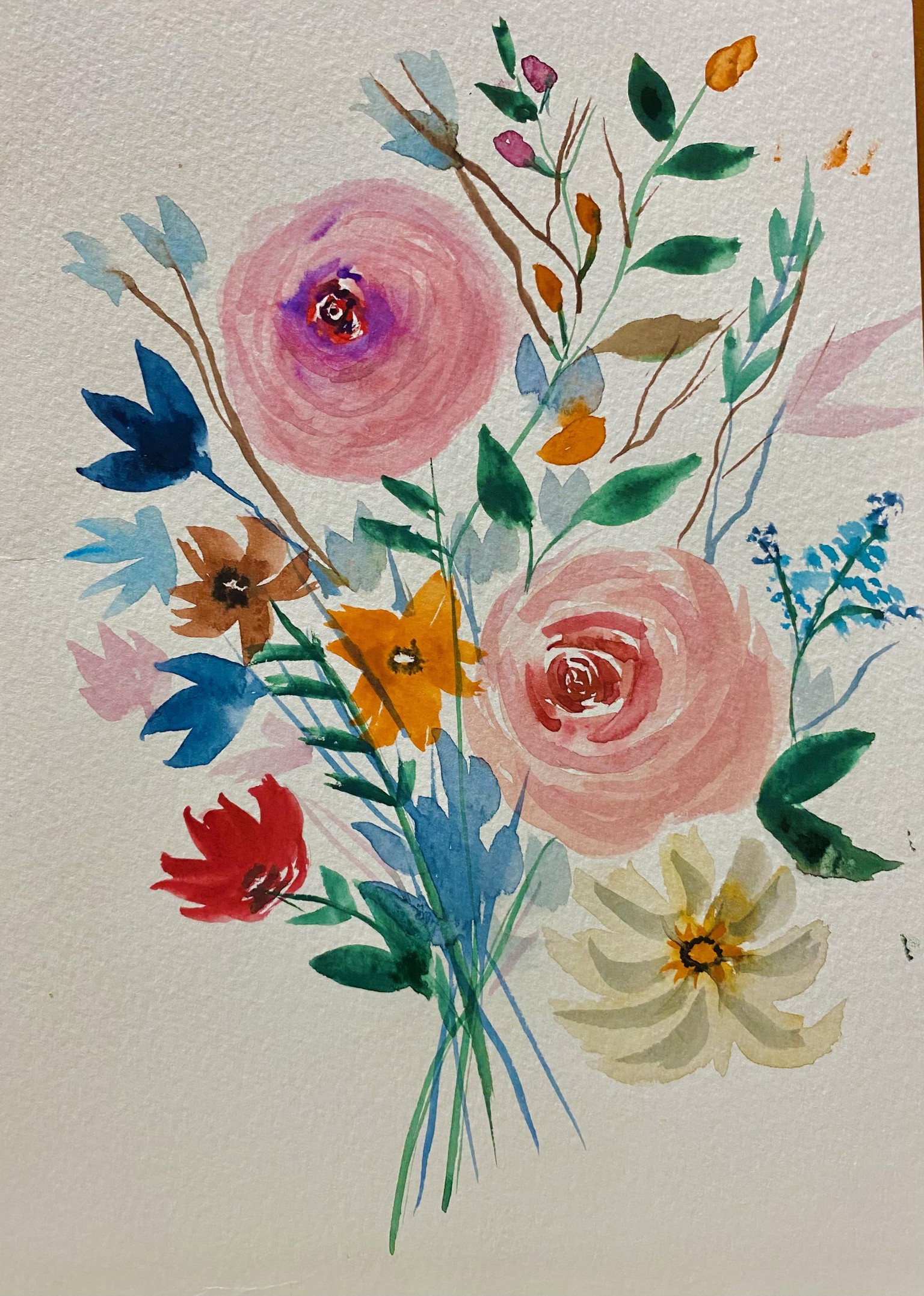 Autumn theme florals - image 3 - student project
