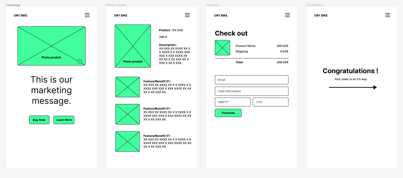 My first UI design on Figma - image 2 - student project