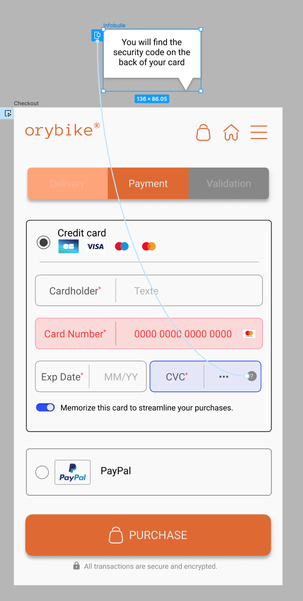 My first UI design on Figma - image 17 - student project