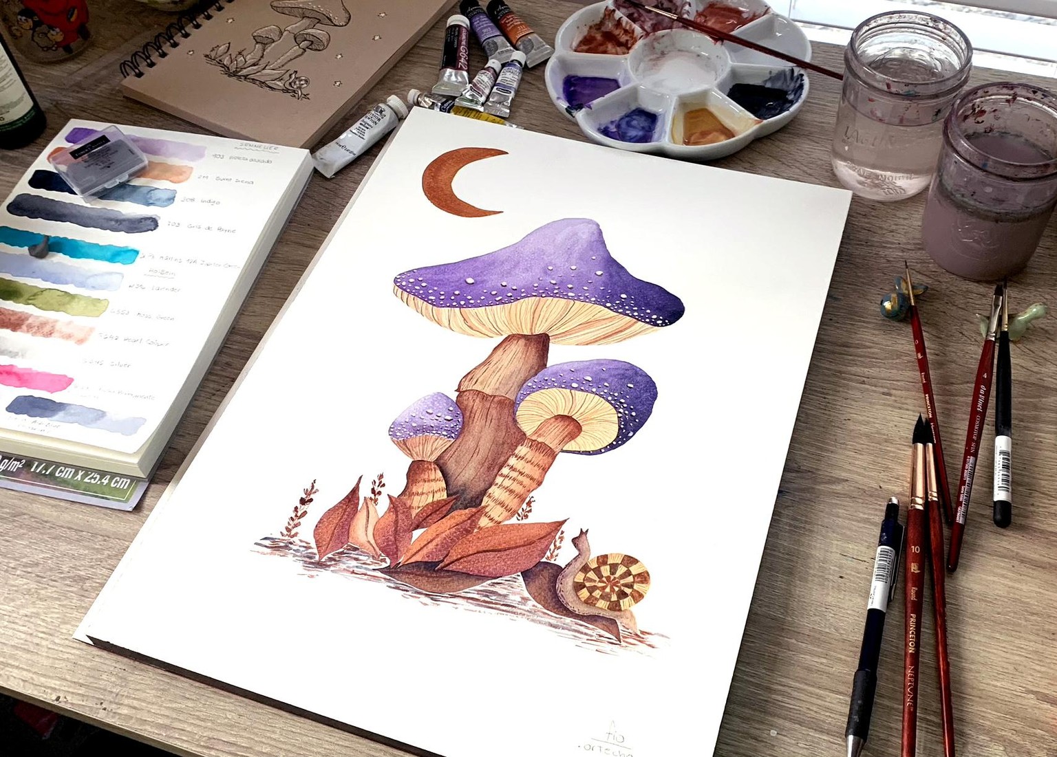 Purple Mushrooms - image 2 - student project