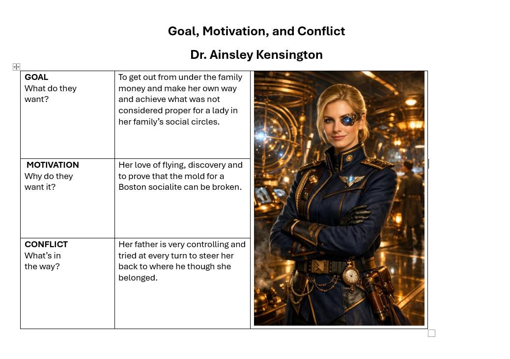 Profile, Dr. Ainsley Kensington - image 1 - student project