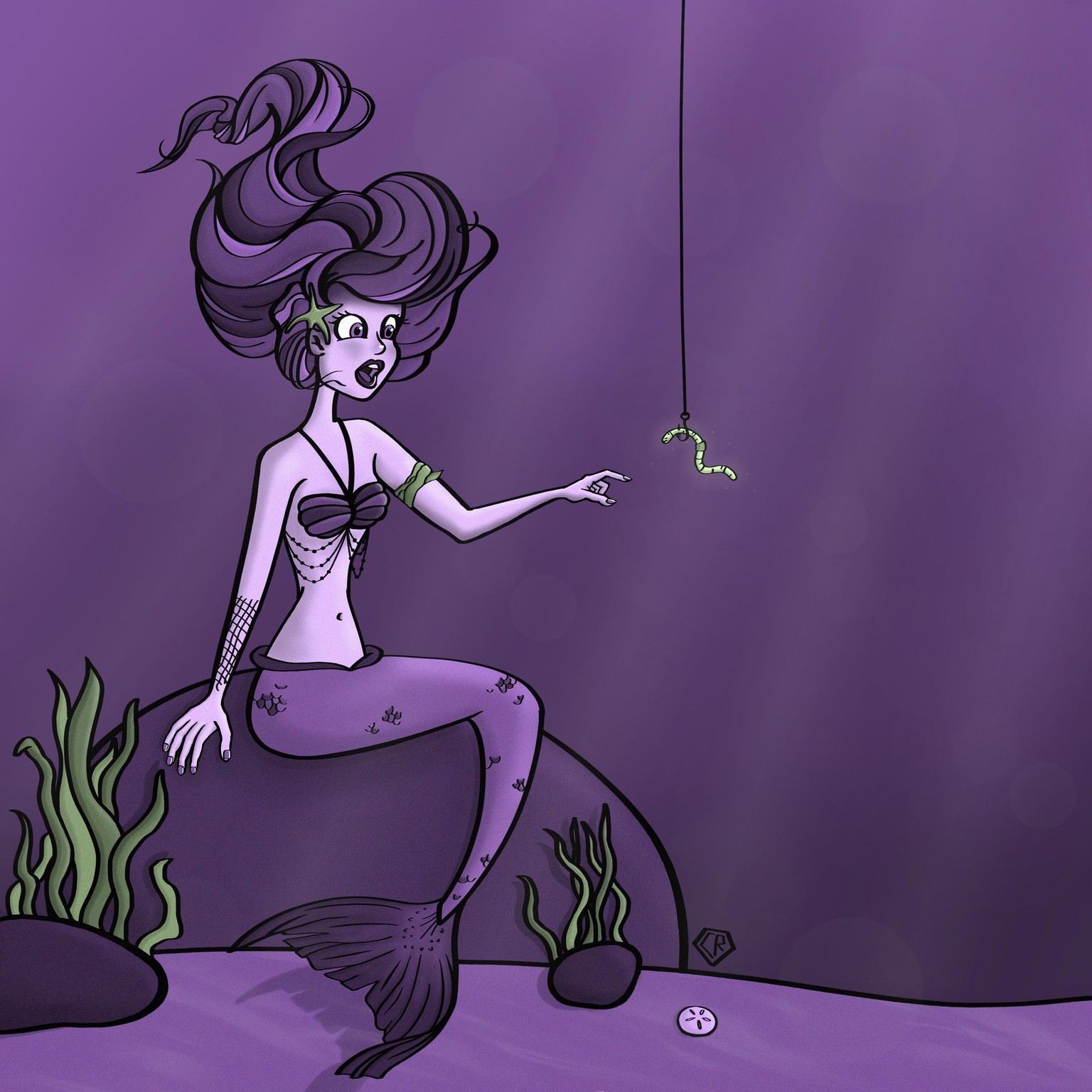 Monochromatic Mermaid - image 1 - student project