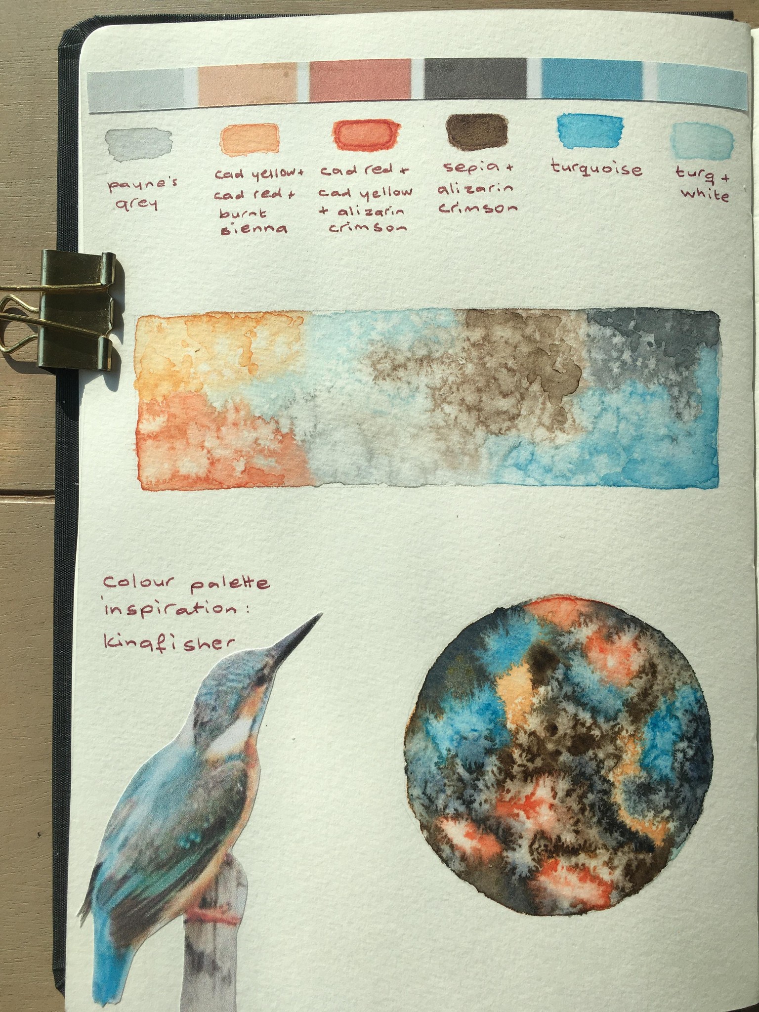 Bohemian style watercolour projects - image 1 - student project