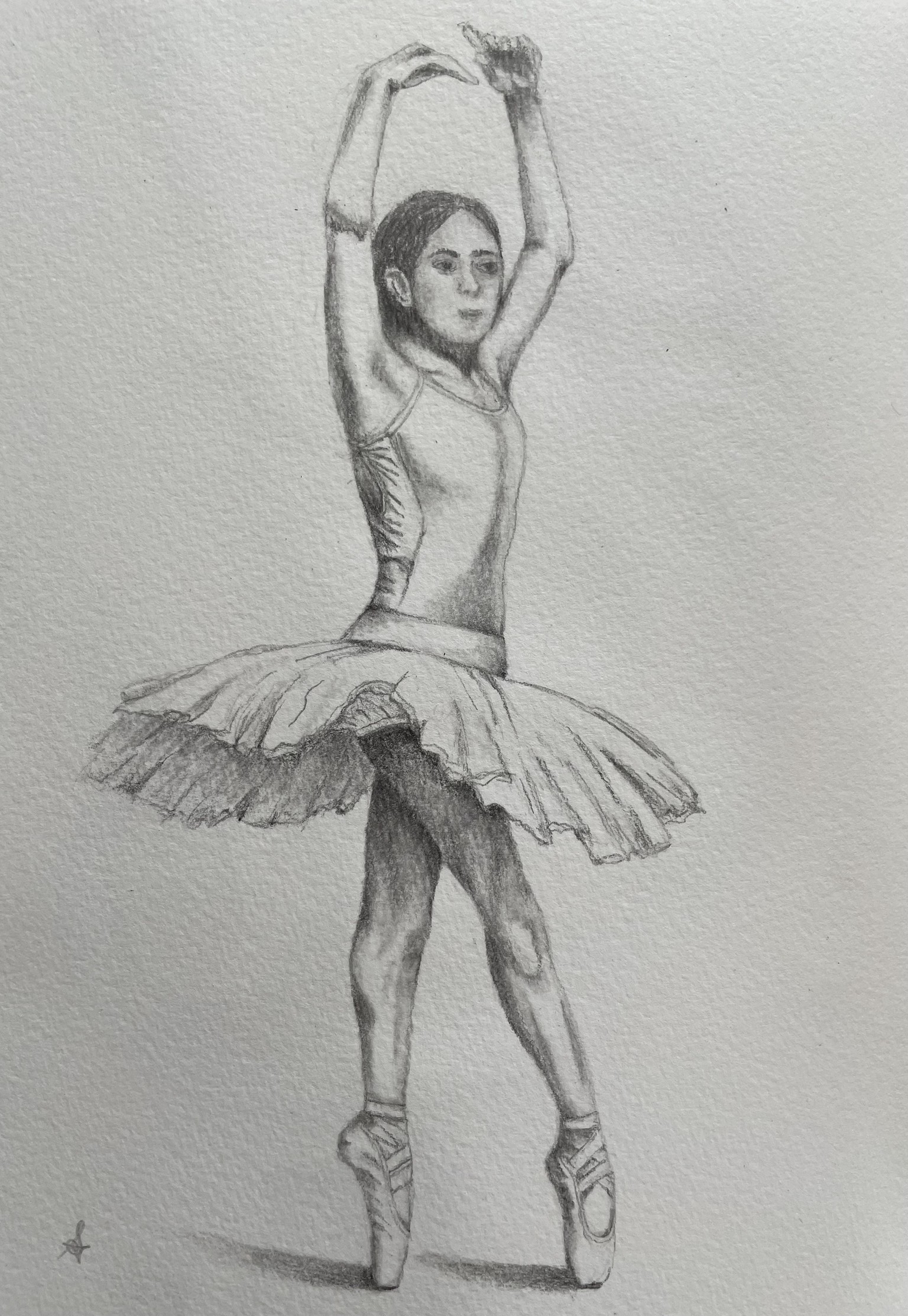 Figure drawing - graphite pencils - image 1 - student project