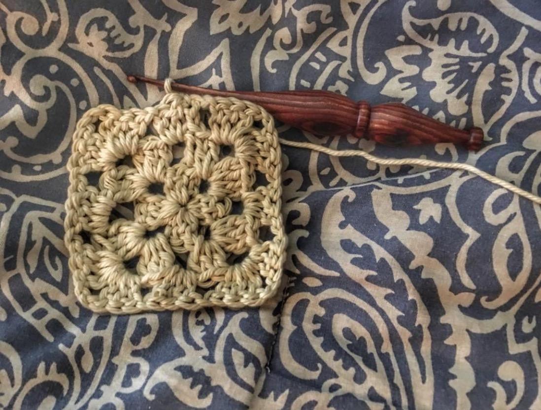 My first granny square - image 1 - student project