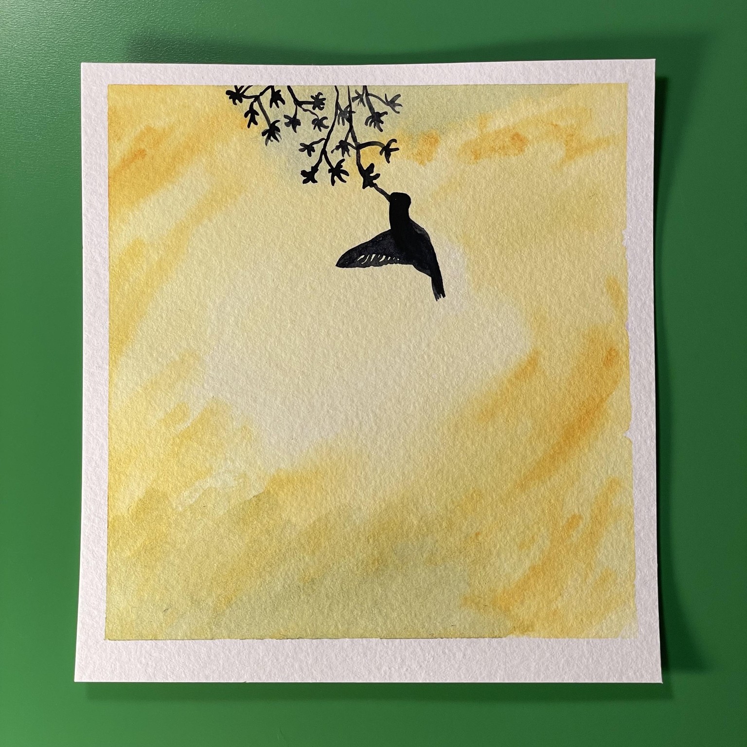 Relaxing Watercolor Silhouettes - image 7 - student project