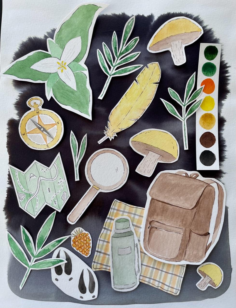 Mood Board - PNW Hike - image 2 - student project