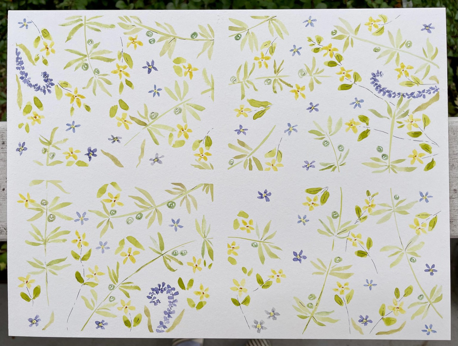 Watercolor Scottish Wildflowers - image 1 - student project