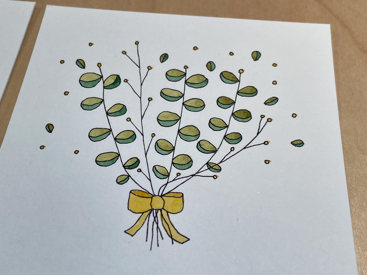 Watercolor holiday designs - image 5 - student project