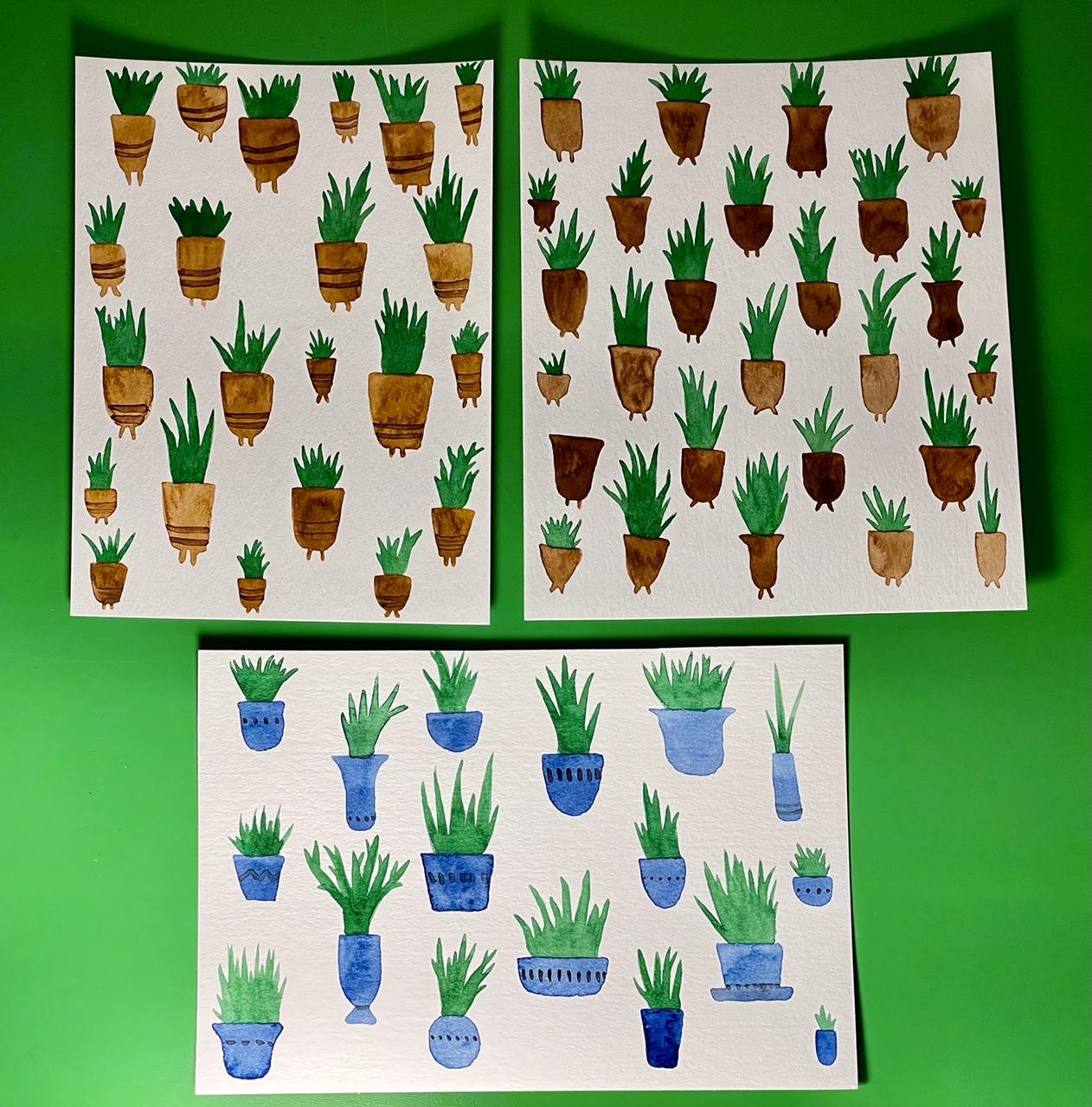 Watercolor Patterns - 10 day journey - image 3 - student project